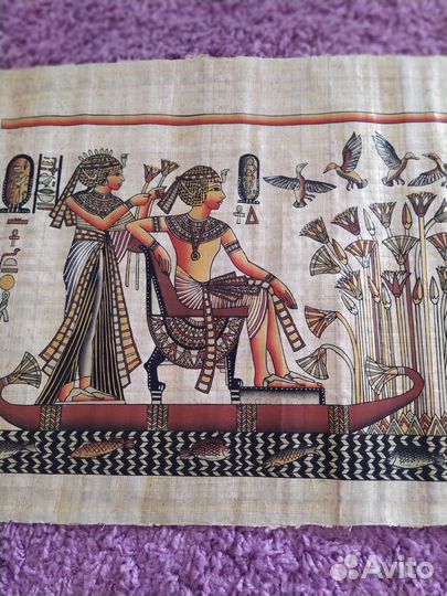 Картина, Египетский папирус