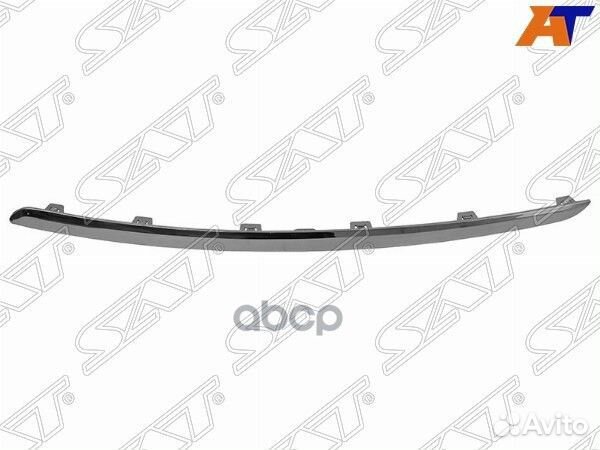 Молдинг бампера Peugeot 408 12-17 (Спереди/ Слева)