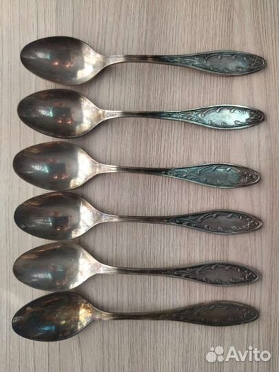 Чайные ложки мельхиор