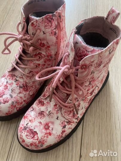Ботинки демисезонные для девочки размер 32