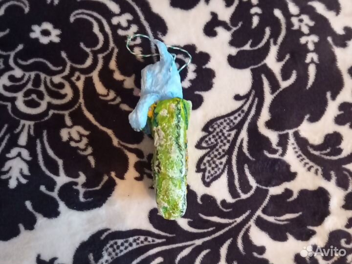 Ватные елочные игрушки