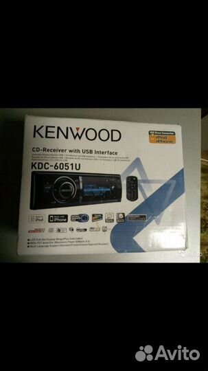 Автомагнитола 1 din Kenwood процессорная