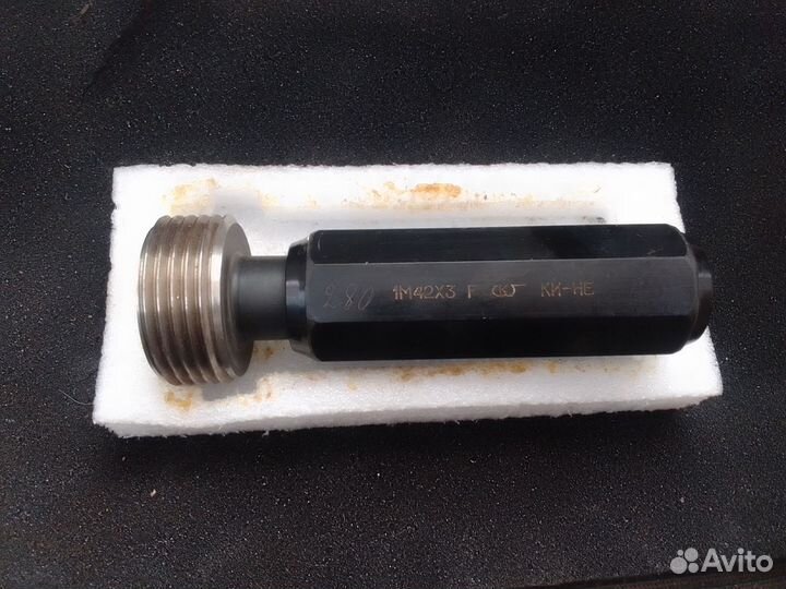 Калибр пробка резьбовая м42*3 проход