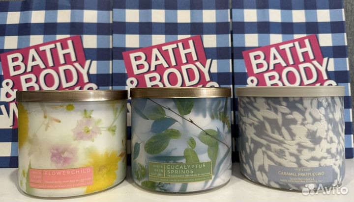 Bath body works свеча США