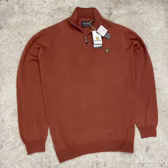 Lyle&Scott 1/4 zip свитшот джемпер новый оригинал