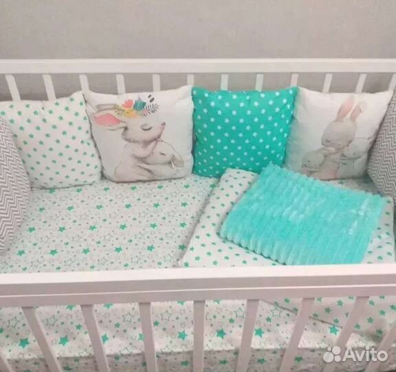 Бортики в кроватку бесплатный пошив