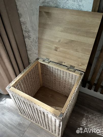 Плетеный сундук (система хранения) из эко-лозы