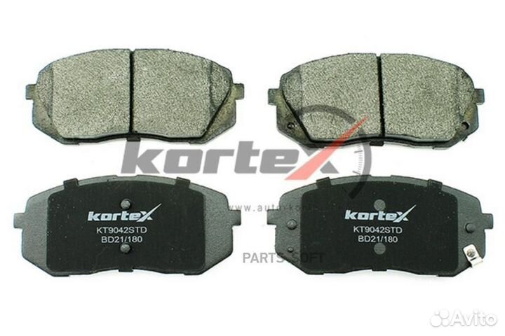 Kortex KT9042STD Колодки тормозные дисковые перед