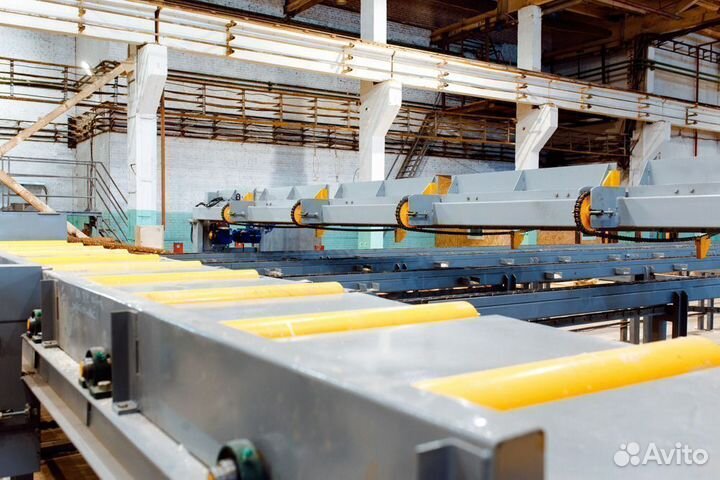 Рольганг роликовый приводной, винтовой