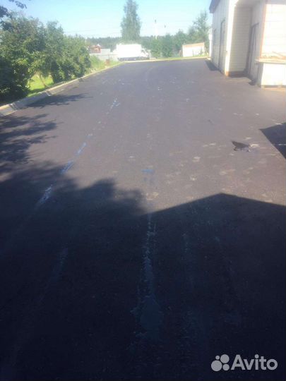 Асфальтирование укладка асфальта Асфальтная крошка