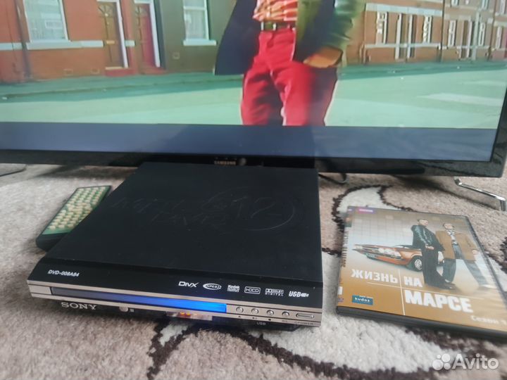 DVD плеер sony c USB + 10 дисков