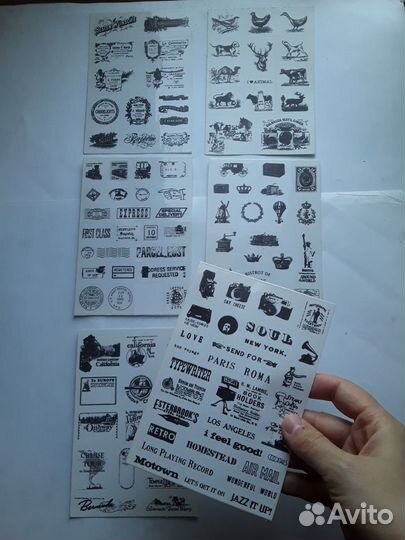 Новый набор стикеры наклейки old style