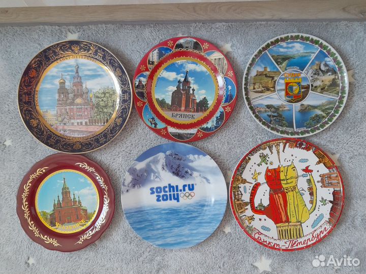 Настенные сувенирные тарелки много, листайте