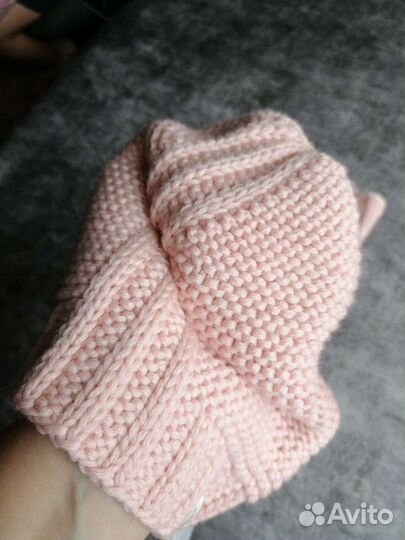 Комплект шапка и снуд