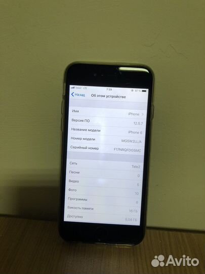 iPhone 6, 16 ГБ