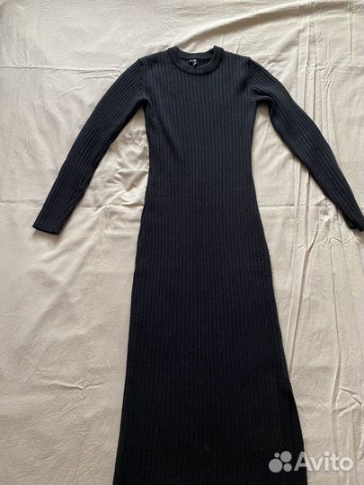 Платье лапша с разрезом