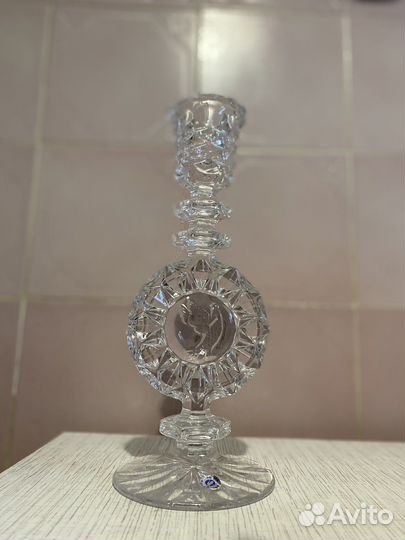 Подсвечник хрустальный СССР