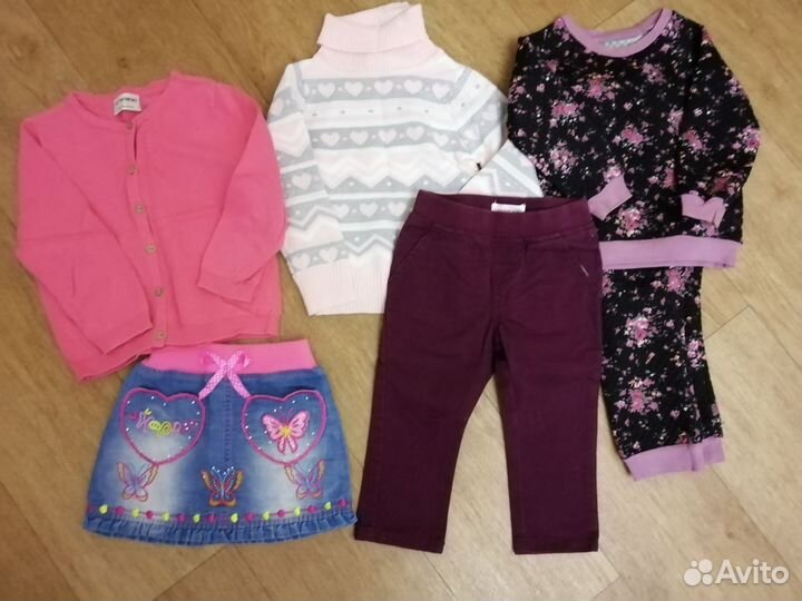 Одежда на 2-4 года пакетом