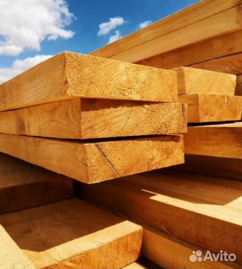 Доска обрезная 50х200х6000 ГОСТ 1 сорт