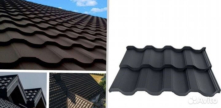 Односкатная металлочерепицы