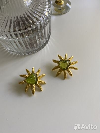 Серьги в винтажном стиле