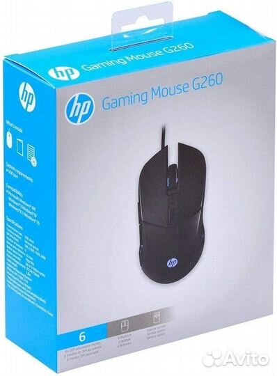 Игровая мышь HP g260 USB