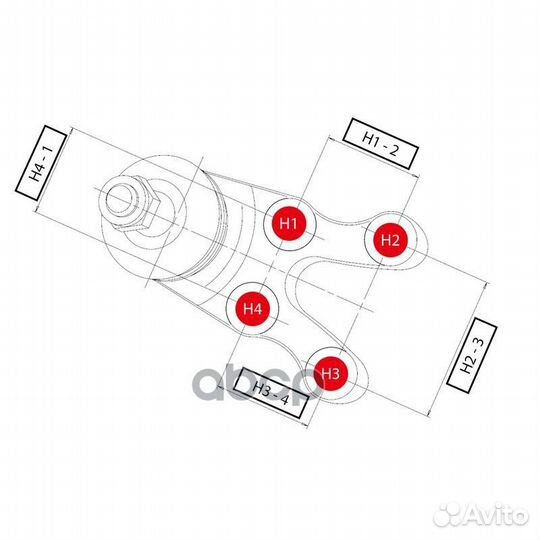 Опора шаровая нижняя Hyundai/CTR/ CB0178 CTR