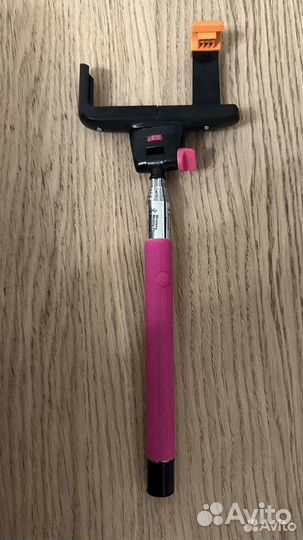 Розовая селфи-палка KJ Star Z07-5 без коробки