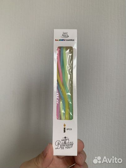 Яркие свечи для торта (набор)