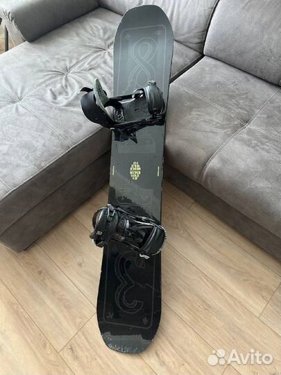 Комплект сноуборд Bataleon EvilTwin154 + крепы