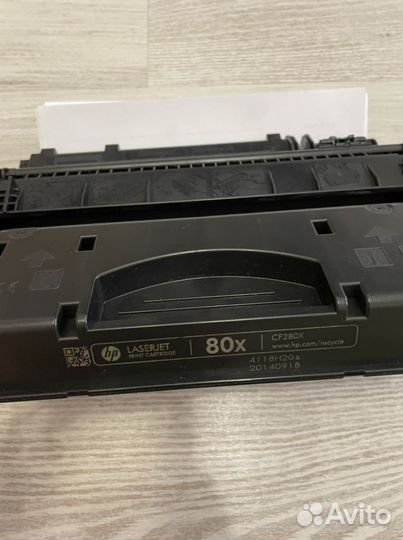 Картридж HP280 Х оригинал, 1 раз заправлен