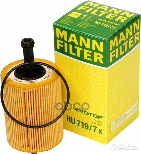 Фильтр масляный (вставка) hu7197x mann-filter