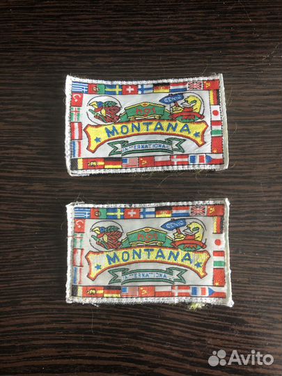 Нашивки пуговицы оригинал montana