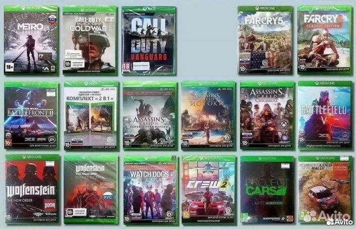 Игры для xbox (лицензия, новые)