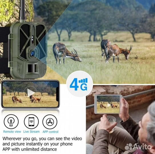 Фотоловушка suntekcam HC-940PRO с литиев 10000 SIM