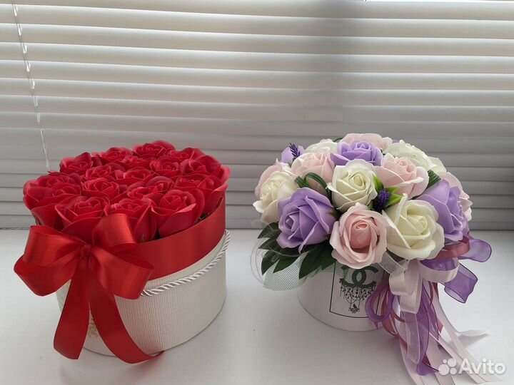 Букеты из мыльных роз на выпускной (цветы из мыла)