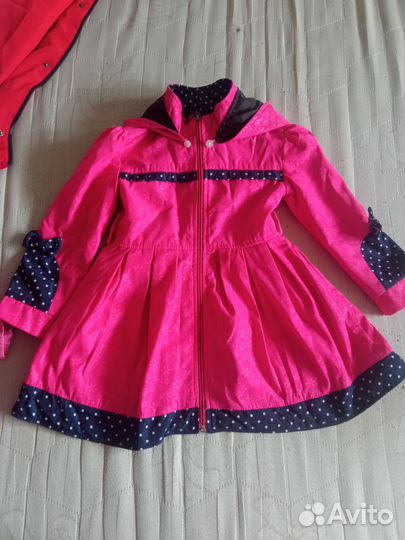Плащ тренч детский для девочки