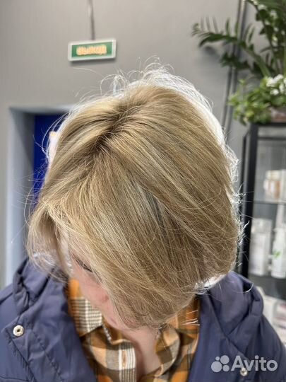 Окрашивание волос с осветлением