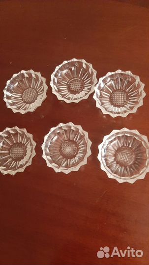 Розетки/креманки СССР хрусталь