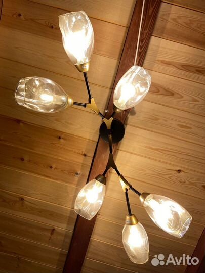 Люстра потолочная 6 рожков