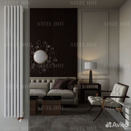 Дизайнерский радиатор отопления Steel