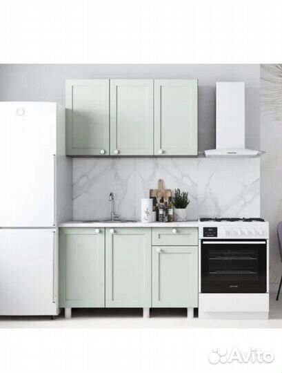 Кухонный гарнитур новый 1,2м с рамкой