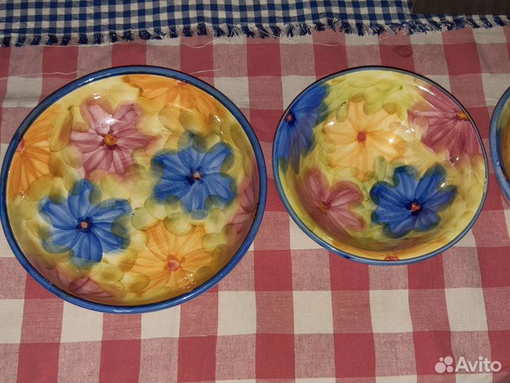 Тарелка блюдо пиала из Африки ручная работа