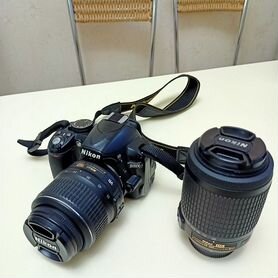 Зеркальный фотоаппарат nikon d3100 kit 18 55mm,55