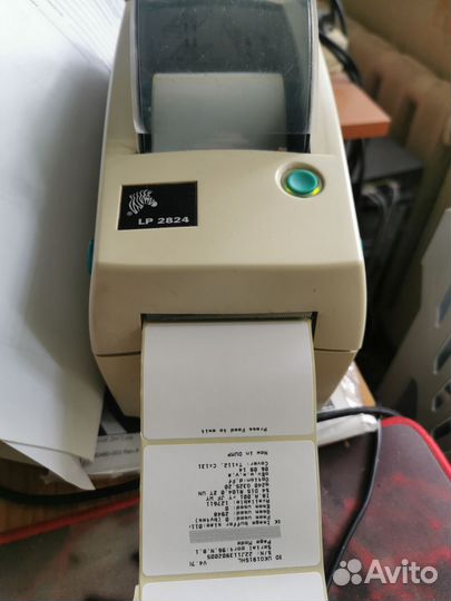 Принтер зебра lp2824