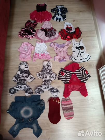 Одежда для собак мелких пород пакетом