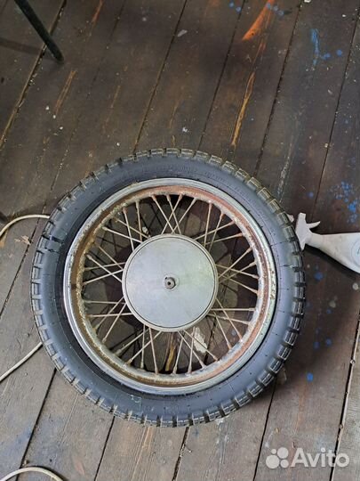 Переднее колесо с тормозом в сборе Восход