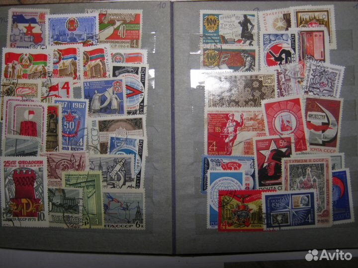 Кляссер с марками по теме 