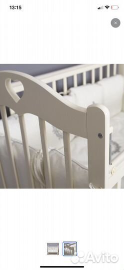 Детская кроватка с универсальным маятником