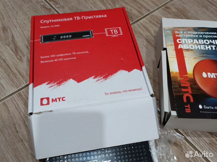 Спутниковая Тв приставка МТС модель s2 4900